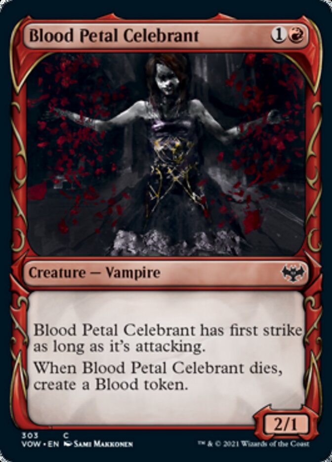 Blood Petal Celebrant (Showcase Fang Frame) [Innistrad: Crimson Vow] | Lots Moore NSW
