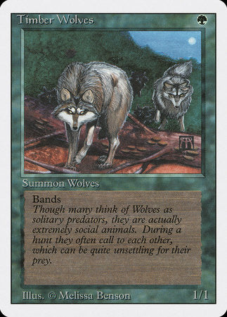 Timber Wolves [Revised Edition] | Lots Moore NSW