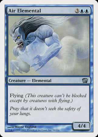 Air Elemental [Eighth Edition] | Lots Moore NSW