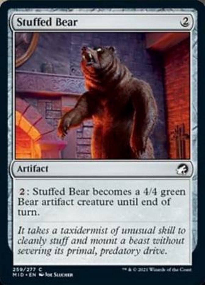 Stuffed Bear [Innistrad: Midnight Hunt] | Lots Moore NSW