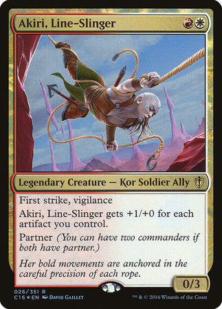 Akiri, Line-Slinger [Commander 2016] | Lots Moore NSW