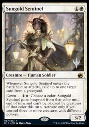 Sungold Sentinel (Promo Pack) [Innistrad: Midnight Hunt Promos] | Lots Moore NSW