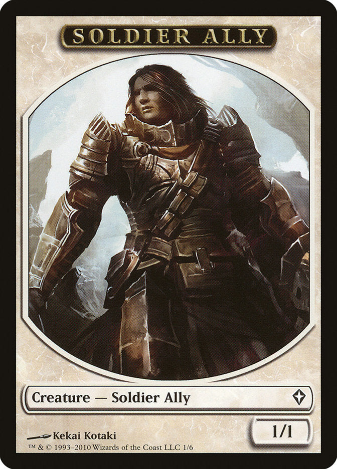 Soldier Ally [Worldwake Tokens] | Lots Moore NSW