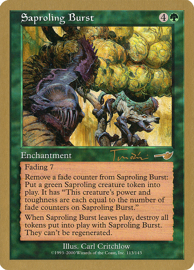 Saproling Burst (Jan Tomcani) [World Championship Decks 2001] | Lots Moore NSW