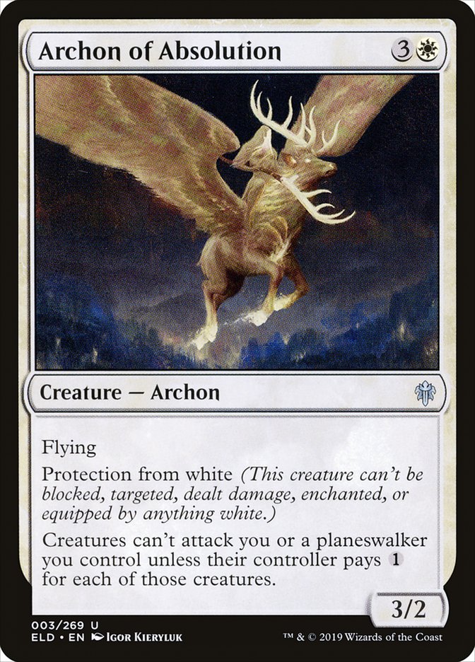 Archon of Absolution [Throne of Eldraine] | Lots Moore NSW