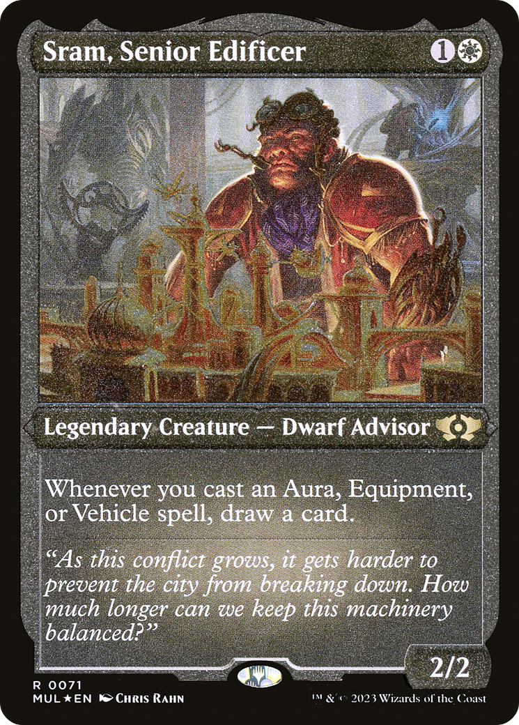 Sram, Senior Edificer (Foil Etched) [Multiverse Legends] | Lots Moore NSW