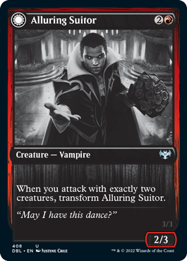 Alluring Suitor // Deadly Dancer [Innistrad: Double Feature] | Lots Moore NSW