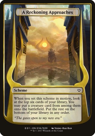 A Reckoning Approaches (Archenemy: Nicol Bolas) [Archenemy: Nicol Bolas Schemes] | Lots Moore NSW