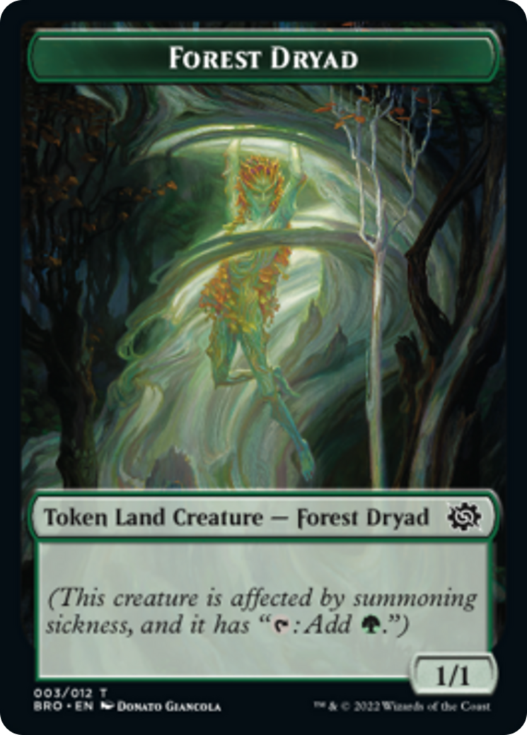 Forest Dryad Token [The Brothers' War Tokens] | Lots Moore NSW