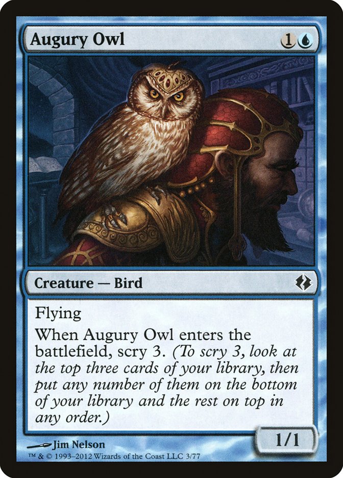 Augury Owl [Duel Decks: Venser vs. Koth] | Lots Moore NSW