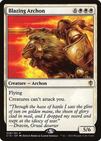 Blazing Archon [Commander 2016] | Lots Moore NSW