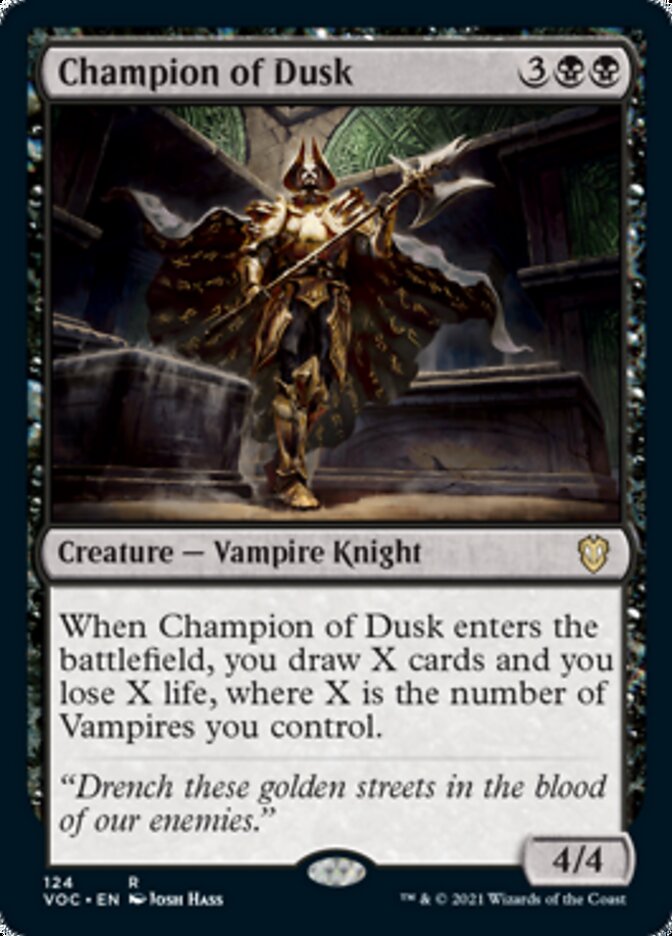 Champion of Dusk [Innistrad: Crimson Vow Commander] | Lots Moore NSW