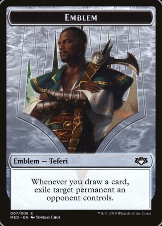 Emblem - Teferi, Hero of Dominaria [Mythic Edition Tokens] | Lots Moore NSW