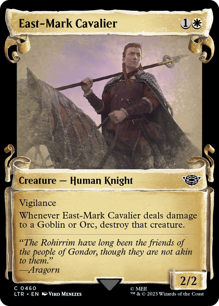 East-Mark Cavalier [The Lord of the Rings: Tales of Middle-Earth Showcase Scrolls] | Lots Moore NSW