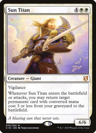 Sun Titan [Commander 2019] | Lots Moore NSW