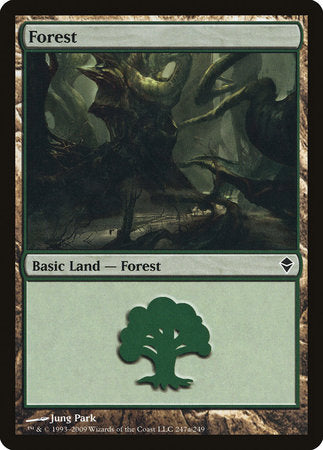 Forest (247a) [Zendikar] | Lots Moore NSW