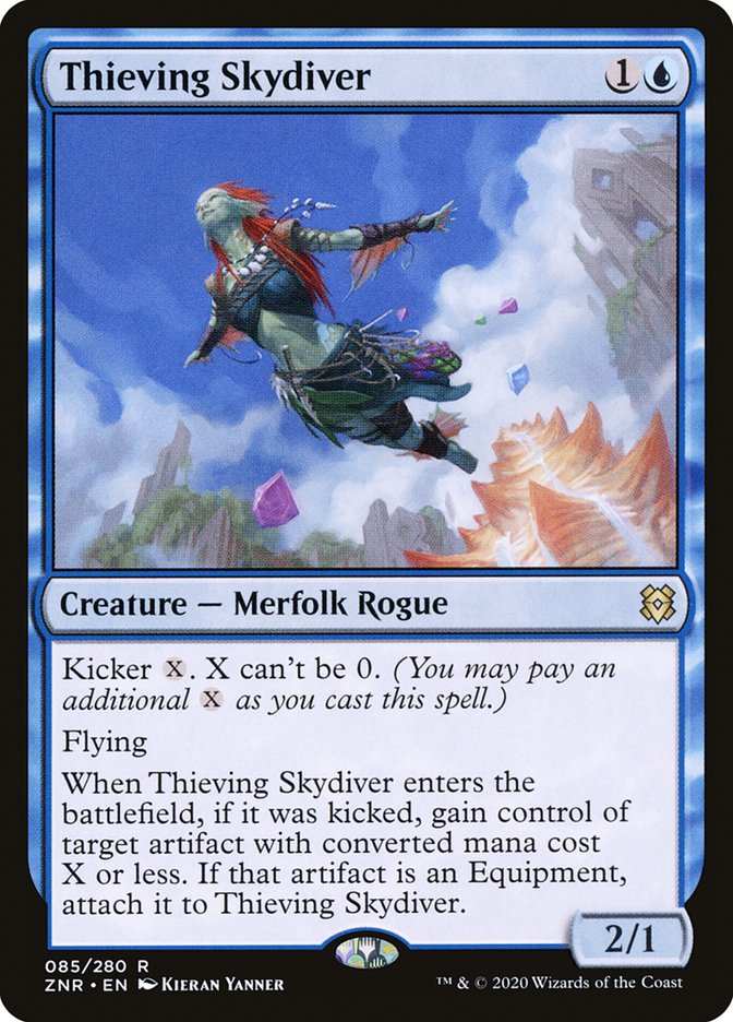 Thieving Skydiver [Zendikar Rising] | Lots Moore NSW