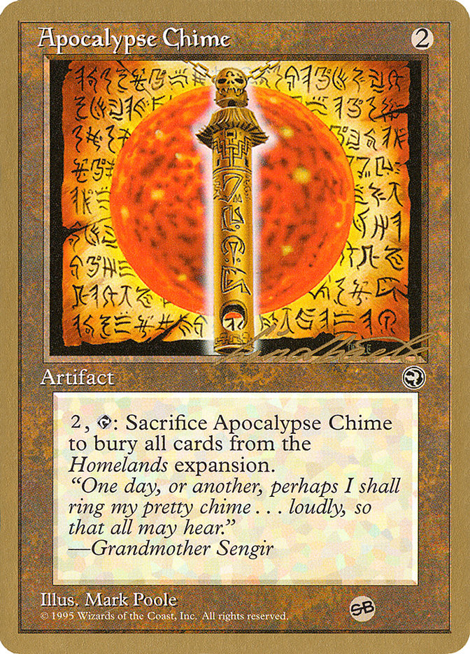 Apocalypse Chime (Leon Lindback) (SB) [Pro Tour Collector Set] | Lots Moore NSW