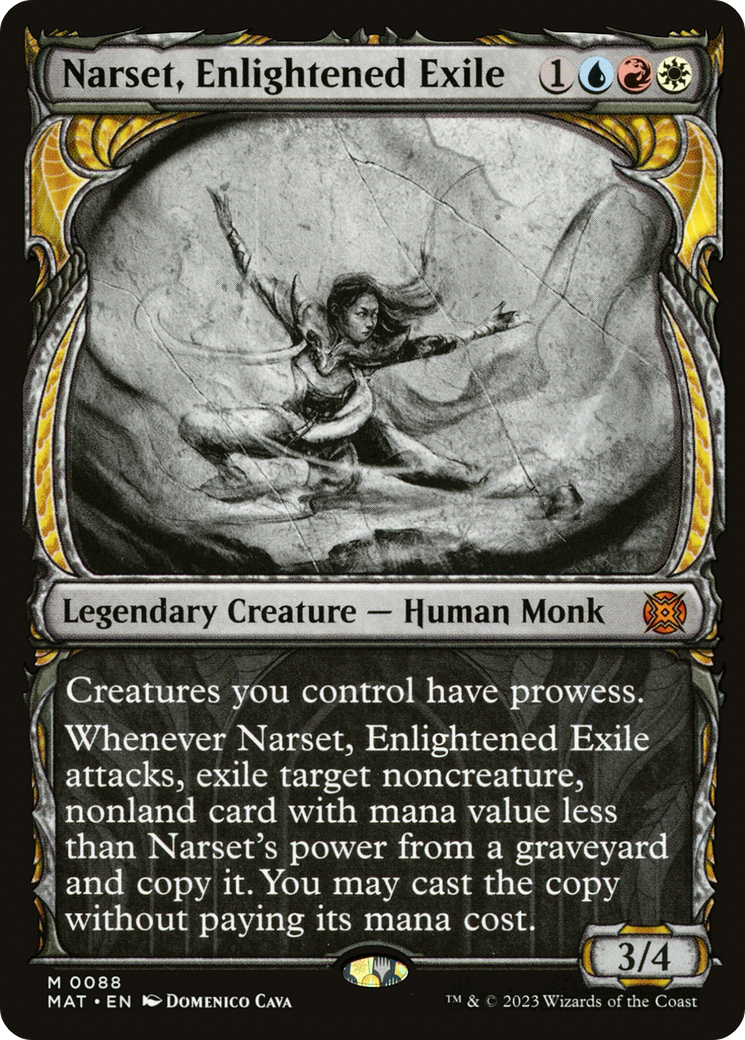 Narset, Enlightened Exile (Showcase) [March of the Machine: The Aftermath] | Lots Moore NSW