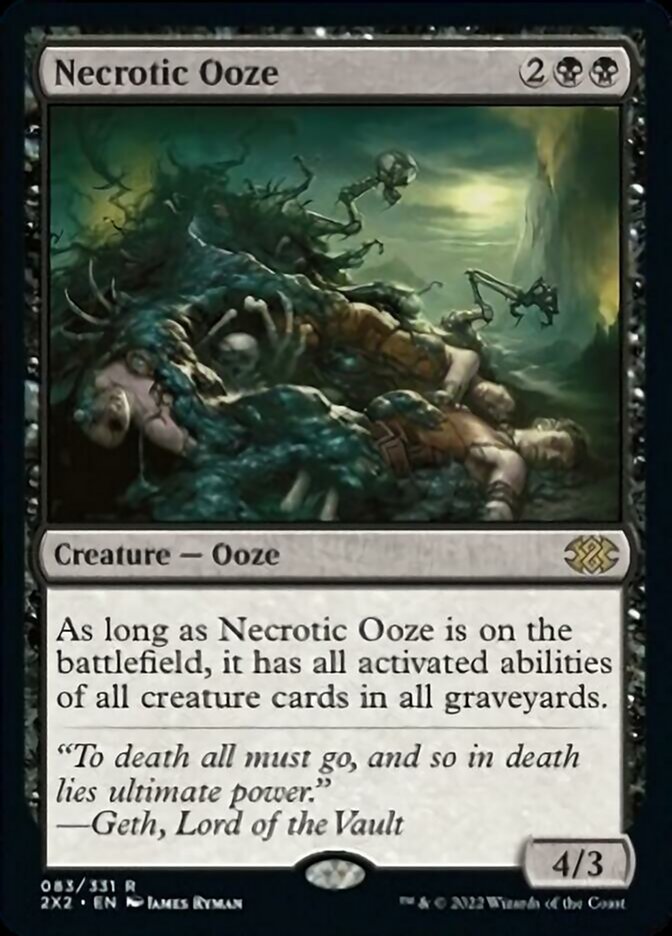 Necrotic Ooze [Double Masters 2022] | Lots Moore NSW