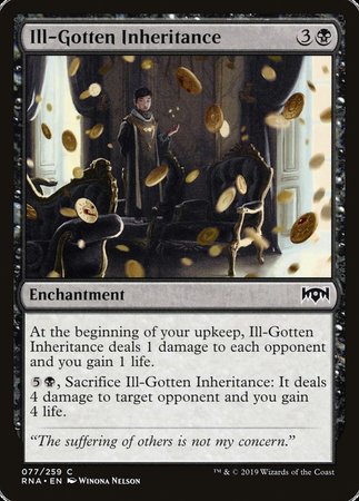 Ill-Gotten Inheritance [Ravnica Allegiance] | Lots Moore NSW