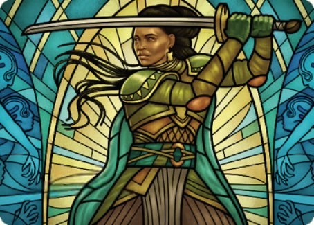 Shanna, Purifying Blade Art Card 2 [Dominaria United Art Series] | Lots Moore NSW