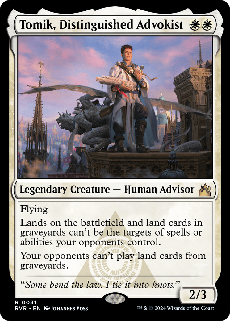 Tomik, Distinguished Advokist [Ravnica Remastered] | Lots Moore NSW