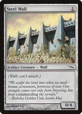 Steel Wall [Mirrodin] | Lots Moore NSW