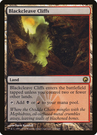 Blackcleave Cliffs [Scars of Mirrodin] | Lots Moore NSW