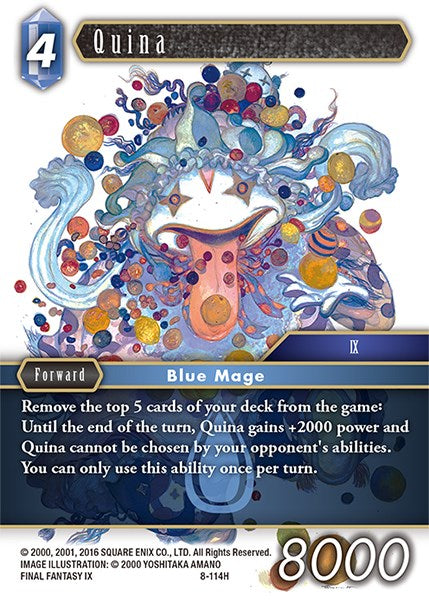 Quina [Opus VIII] | Lots Moore NSW
