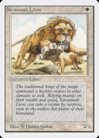 Savannah Lions [Unlimited Edition] | Lots Moore NSW