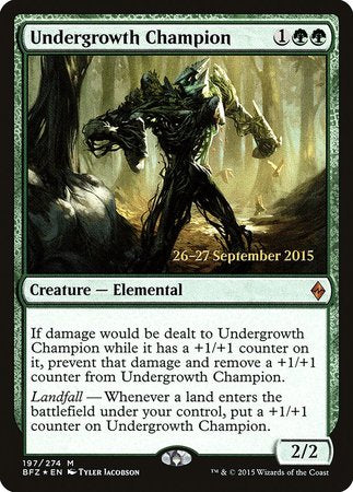 Undergrowth Champion [Battle for Zendikar Promos] | Lots Moore NSW