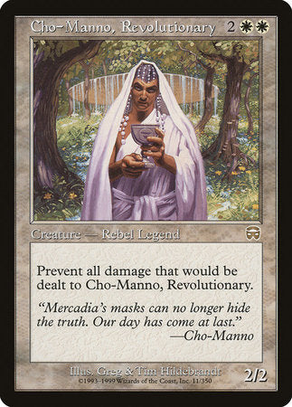 Cho-Manno, Revolutionary [Mercadian Masques] | Lots Moore NSW