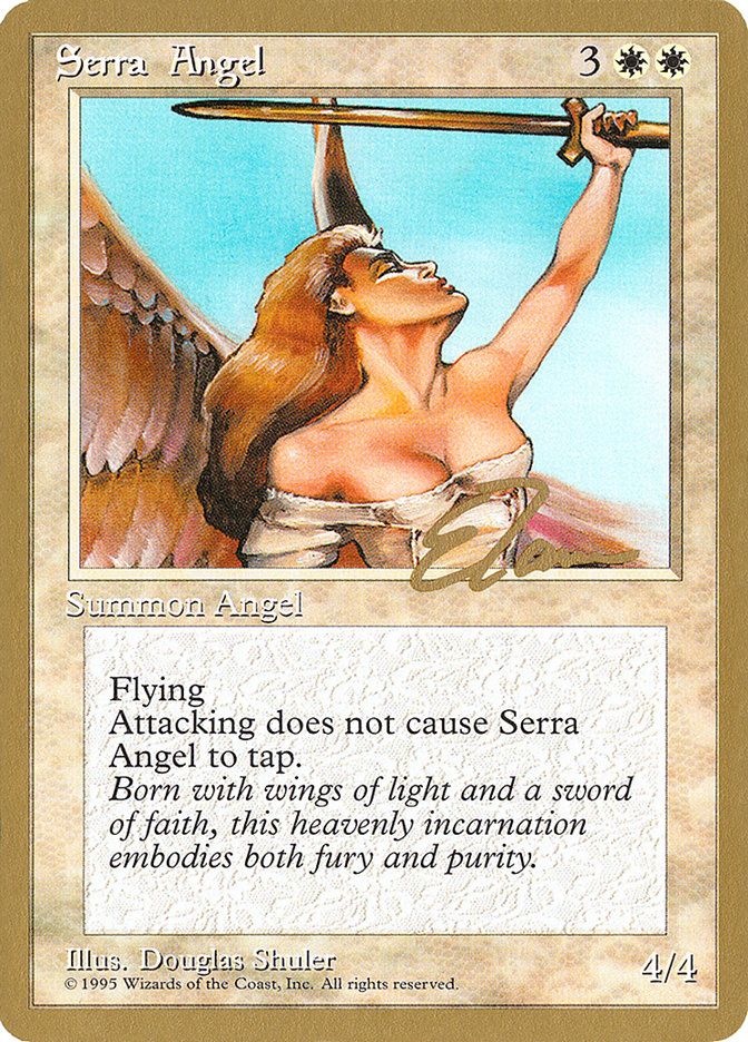 Serra Angel (Eric Tam) [Pro Tour Collector Set] | Lots Moore NSW