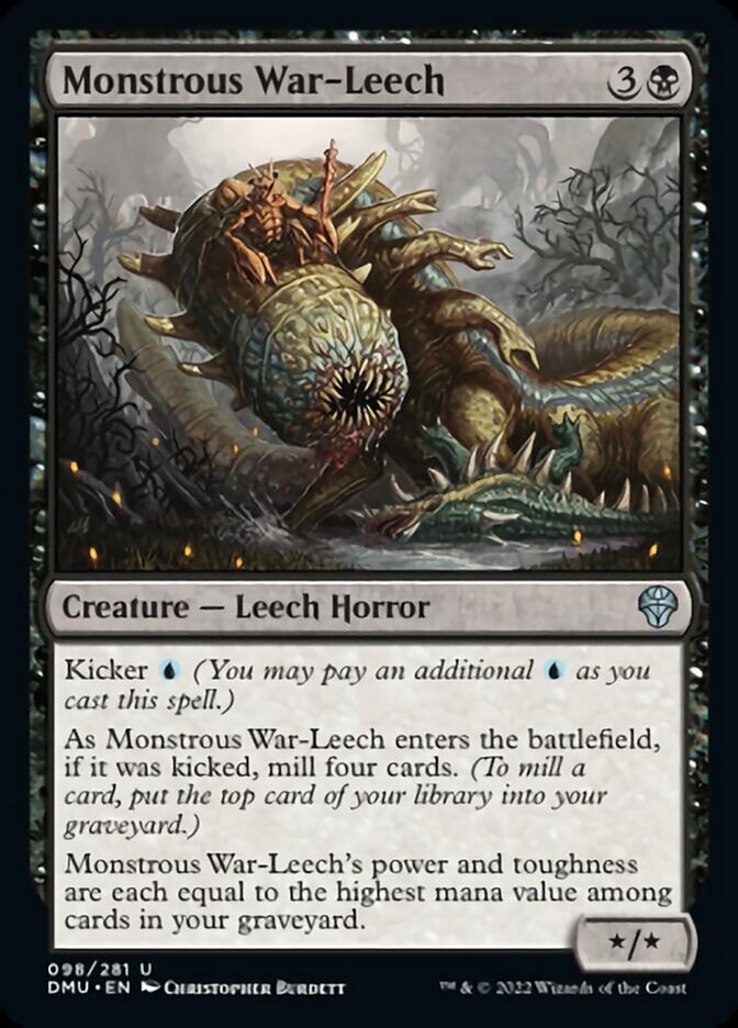 Monstrous War-Leech [Dominaria United] | Lots Moore NSW