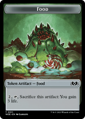 Beast // Food (0011) Double-Sided Token [Wilds of Eldraine Tokens] | Lots Moore NSW