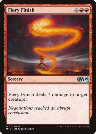 Fiery Finish [Core Set 2019] | Lots Moore NSW