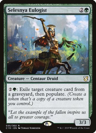 Selesnya Eulogist [Commander 2019] | Lots Moore NSW
