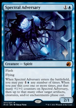 Spectral Adversary (Promo Pack) [Innistrad: Midnight Hunt Promos] | Lots Moore NSW