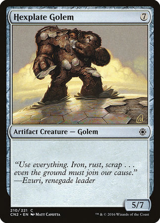 Hexplate Golem [Conspiracy: Take the Crown] | Lots Moore NSW