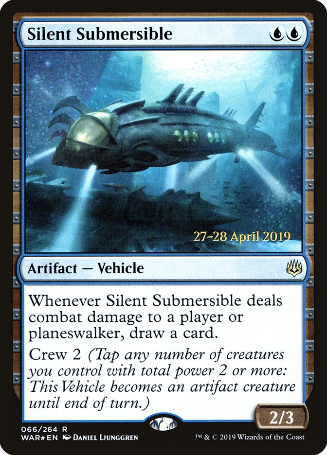 Silent Submersible  [War of the Spark Prerelease Promos] | Lots Moore NSW