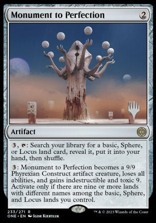 Monument to Perfection (Promo Pack) [Phyrexia: All Will Be One Promos] | Lots Moore NSW