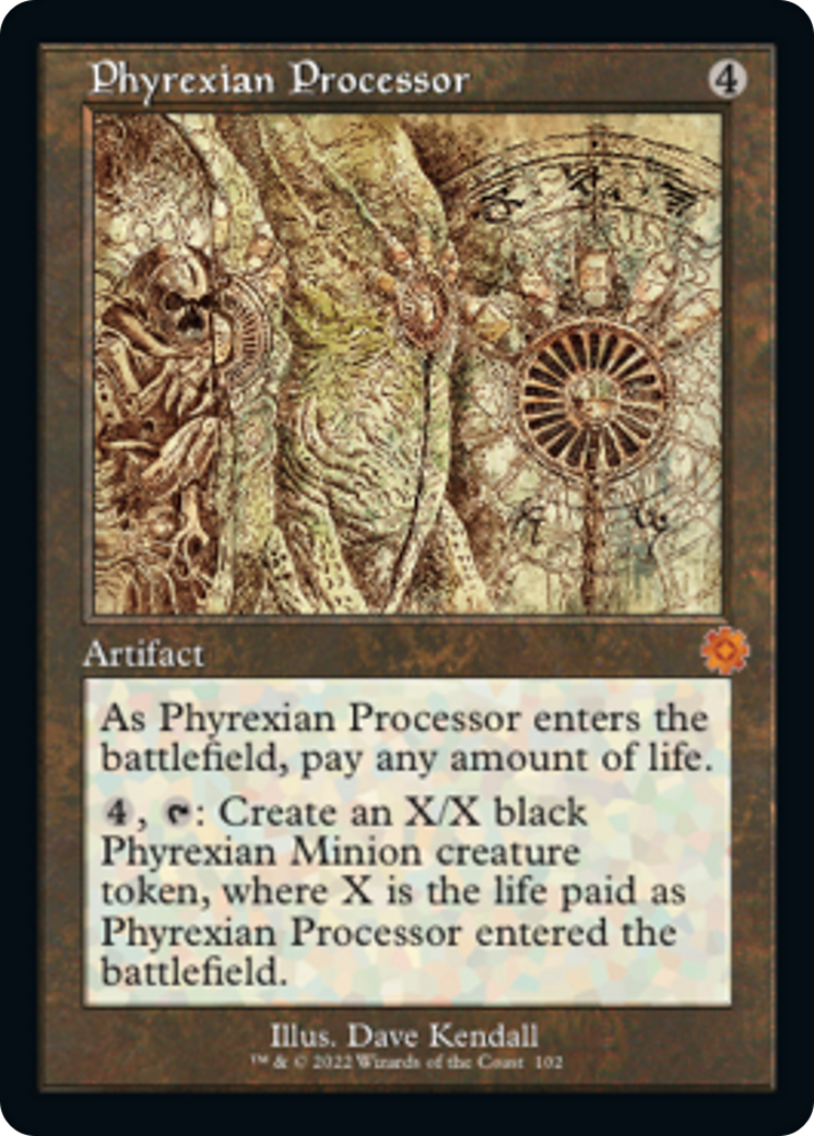 Phyrexian Processor (Retro Schematic) [The Brothers' War Retro Artifacts] | Lots Moore NSW