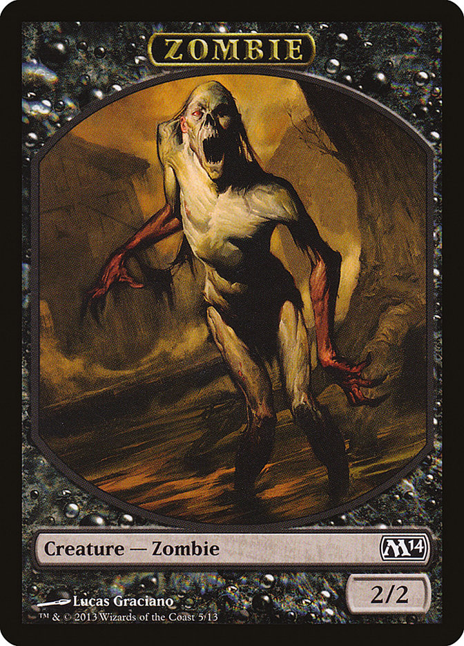 Zombie [Magic 2014 Tokens] | Lots Moore NSW