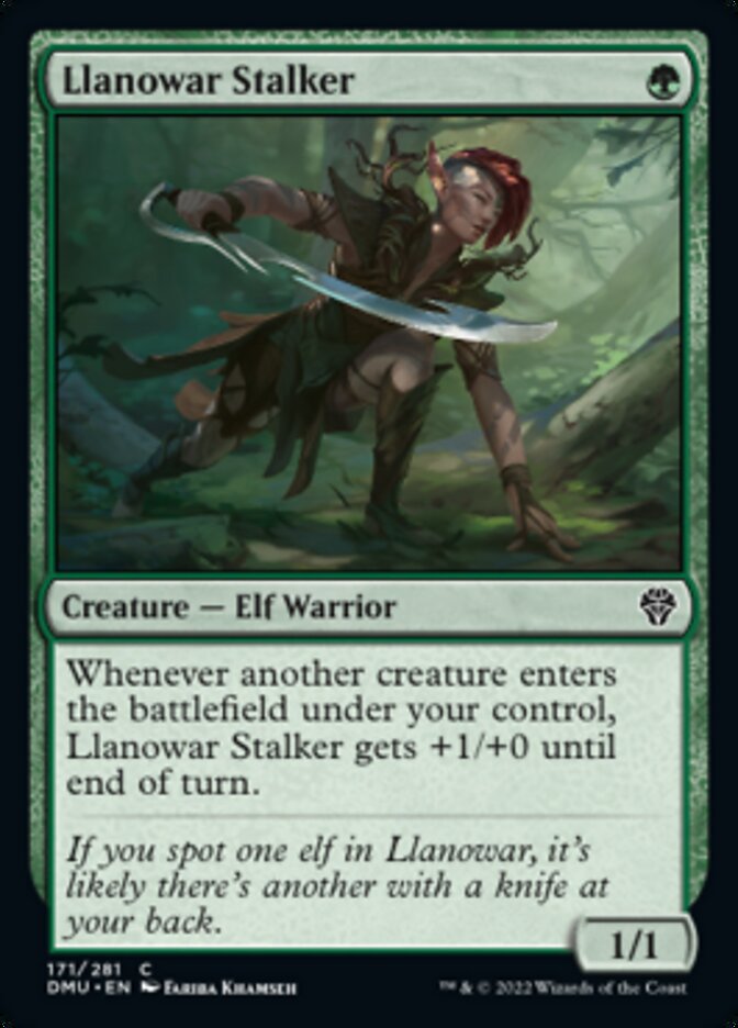 Llanowar Stalker [Dominaria United] | Lots Moore NSW