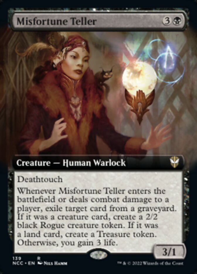 Misfortune Teller (Extended Art) [Streets of New Capenna Commander] | Lots Moore NSW