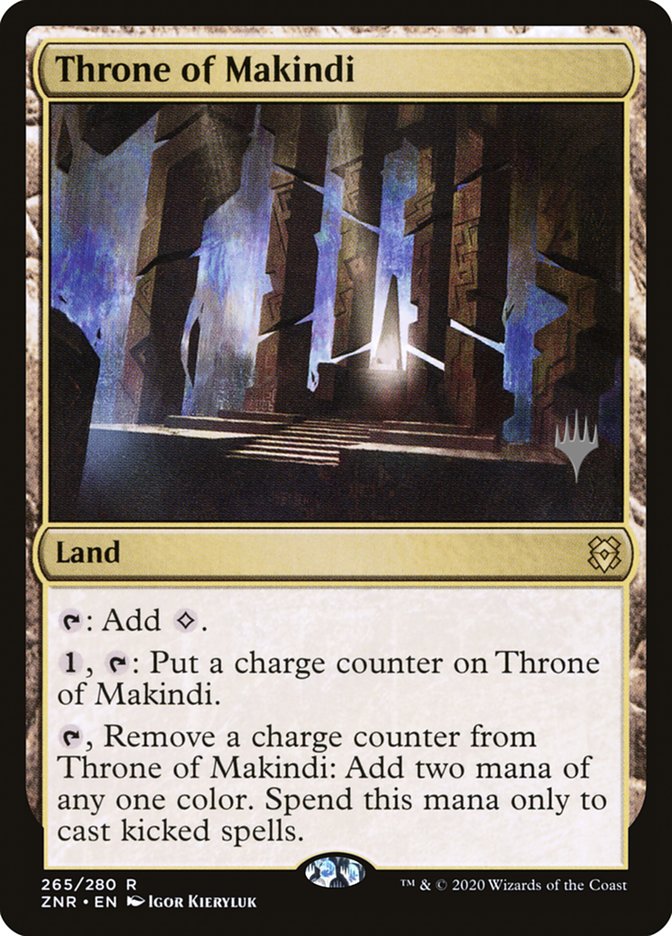 Throne of Makindi (Promo Pack) [Zendikar Rising Promos] | Lots Moore NSW