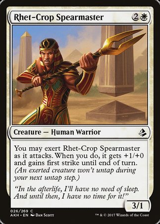 Rhet-Crop Spearmaster [Amonkhet] | Lots Moore NSW