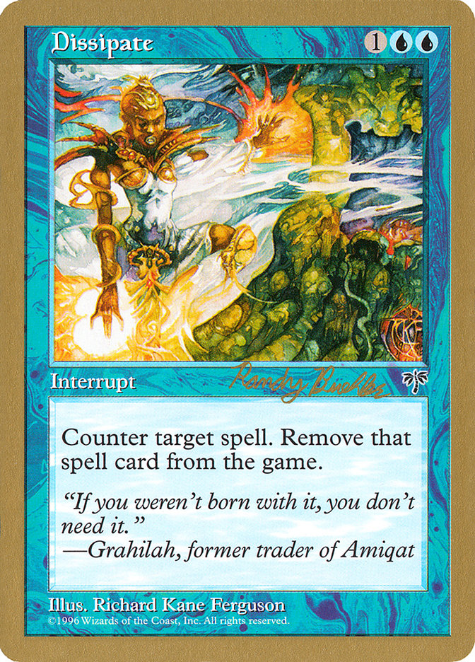 Dissipate (Randy Buehler) [World Championship Decks 1998] | Lots Moore NSW