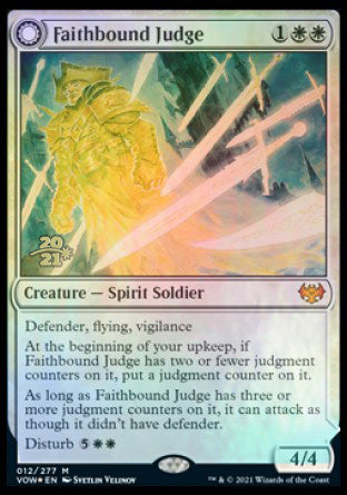 Faithbound Judge // Sinner's Judgment [Innistrad: Crimson Vow Prerelease Promos] | Lots Moore NSW